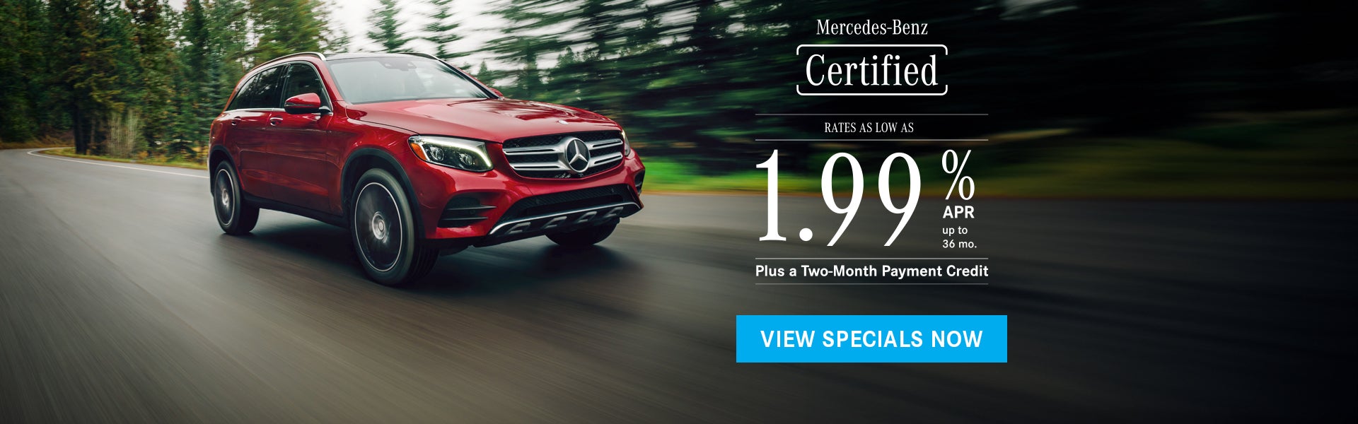 1.99% APR on Mercedes-Benz Certified Pre-Owned